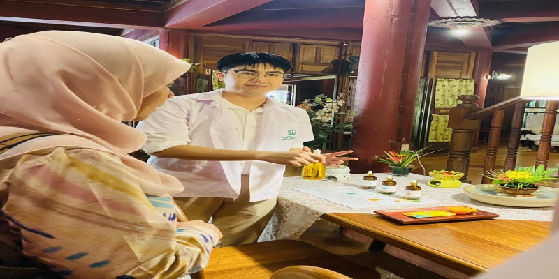 EcoTive พาผู้ประกอบการสปากำปง ลงพื้นที่ศึกษาดูงานที่ร้านแบบไทย Baebthai cafe restaurant massage & spa” จังหวัดพัทลุง